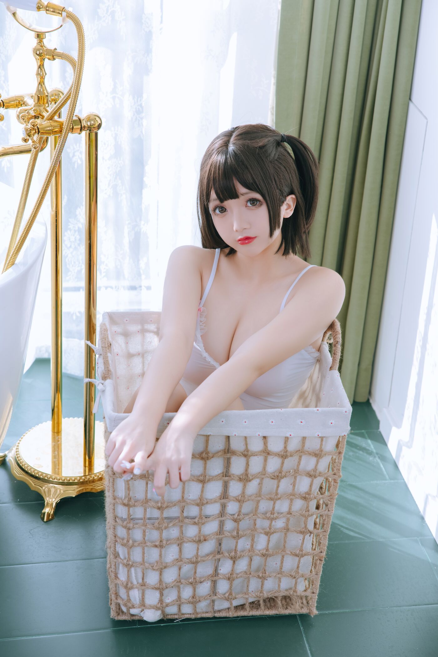 日奈娇 NO.043 湿身小白裙[70P]插图2